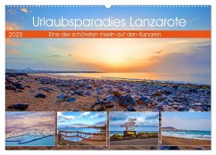 Urlaubsparadies Lanzarote (Wandkalender 2025 DIN A2 quer), CALVENDO Monatskalender