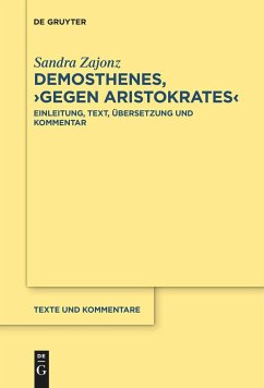 Demosthenes, ¿Gegen Aristokrates¿ - Zajonz, Sandra