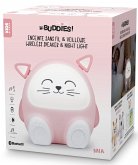 BigBen Kids, Hi Buddies! Mia Bluetooth-Lautsprecher Cat, Wireless Speaker & Night Light, Farbe: rosa