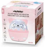 BigBen Kids, Hi Buddies! Mia Blink Nachtlicht mit Projektor Cat, Musical Night Light with Projection, Farbe: rosa