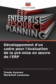Développement d'un cadre pour l'évaluation de la pré-mise en ¿uvre de l'ERP