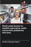 Studi post-laurea in ambito educativo nelle università pubbliche africane