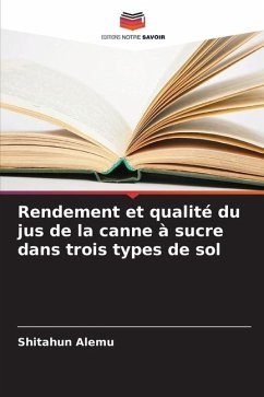 Rendement et qualité du jus de la canne à sucre dans trois types de sol - Alemu, Shitahun