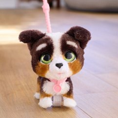 furReal Walk-A-Lots Bernadoodle interaktives Funktionsplüschtier (20 cm) mit B