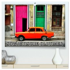 Sowjetische Oldtimer (hochwertiger Premium Wandkalender 2025 DIN A2 quer), Kunstdruck in Hochglanz