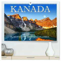 Kanada, Touristenziele in Alberta und British Columbia (hochwertiger Premium Wandkalender 2025 DIN A2 quer), Kunstdruck in Hochglanz