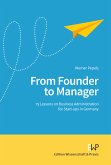 From Founder to Manager. (eBook, ePUB)