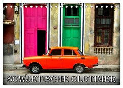 Sowjetische Oldtimer (Tischkalender 2025 DIN A5 quer), CALVENDO Monatskalender