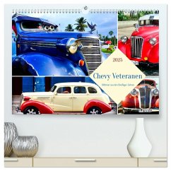 Chevy Veteranen - Oldtimer aus den Dreißiger Jahren (hochwertiger Premium Wandkalender 2025 DIN A2 quer), Kunstdruck in Hochglanz