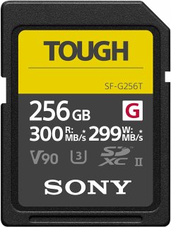 Sony SDXC G Tough series 256GB UHS-II Class 10 U3 V90