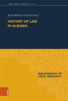 History of Law in Albania (eBook, PDF) - Malltezi, Argita; Kromiçi, Armela