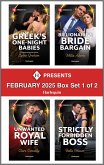 Harlequin Presents February 2025 - Box Set 1 of 2 (eBook, ePUB)