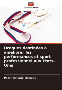 Cover Drogues destinées à améliorer les performances et sport professionnel aux États-Unis