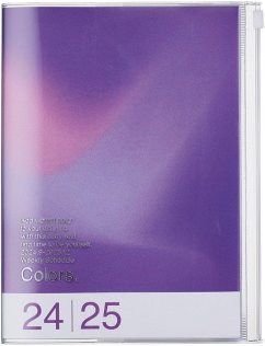 MARK'S 2024/2025 Taschenkalender A5 vertikal, Gradient // Purple