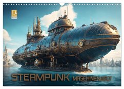 Steampunk Maschinenwelt (Wandkalender 2025 DIN A3 quer), CALVENDO Monatskalender