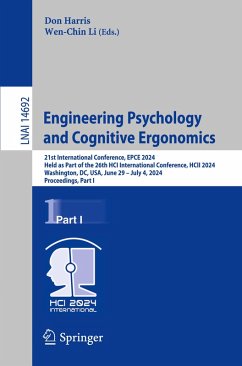 Cover Engineering Psychology and Cognitive Ergonomics