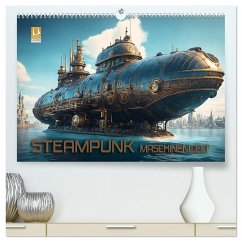 Steampunk Maschinenwelt (hochwertiger Premium Wandkalender 2025 DIN A2 quer), Kunstdruck in Hochglanz