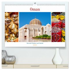 Oman - Reiseziel Maskat und Salalah (hochwertiger Premium Wandkalender 2025 DIN A2 quer), Kunstdruck in Hochglanz