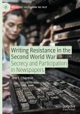 Writing Resistance in the Second World War