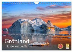 Grönland - Zauberwelt aus Eis (Wandkalender 2025 DIN A4 quer), CALVENDO Monatskalender