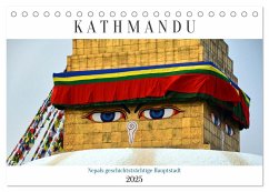 KATHMANDU, Nepals Hauptstadt (Tischkalender 2025 DIN A5 quer), CALVENDO Monatskalender - Calvendo;Senff, Ulrich