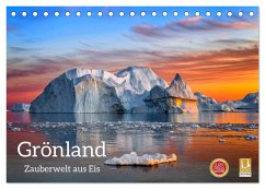 Grönland - Zauberwelt aus Eis (Tischkalender 2025 DIN A5 quer), CALVENDO Monatskalender