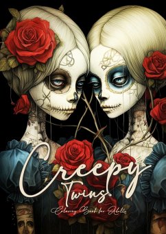 Creepy Twins Coloring Book for Adults - Publishing, Monsoon;Grafik, Musterstück