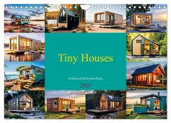 Tiny Houses - wohnen auf kleinstem Raum (Wandkalender 2025 DIN A4 quer), CALVENDO Monatskalender