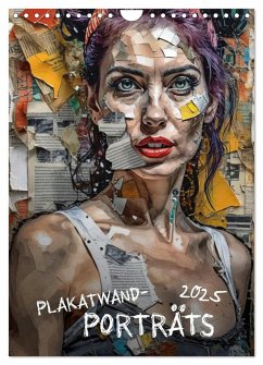 Plakatwand-Porträts (Wandkalender 2025 DIN A4 hoch), CALVENDO Monatskalender