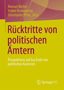 Cover Rücktritte von politischen Ämtern (eBook, PDF)