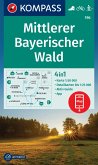 KOMPASS Wanderkarte 196 Mittlerer Bayerischer Wald 1:50.000