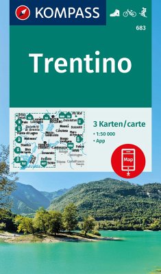 Cover KOMPASS Wanderkarten-Set 683 Trentino (3 Karten) 1:50.000