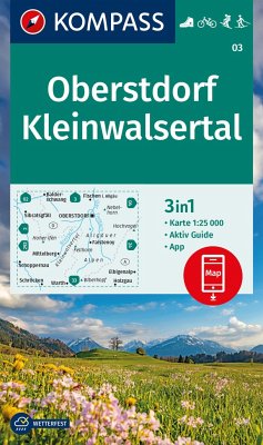Cover KOMPASS Wanderkarte 03 Oberstdorf, Kleinwalsertal 1:25.000