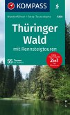KOMPASS Wanderführer Thüringer Wald mit Rennsteigtouren, 55 Touren mit Extra-Tourenkarte