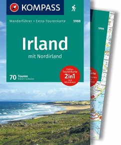 KOMPASS Wanderführer Irland mit Nordirland, 70 Touren mit Extra-Tourenkarte - Schwänz, Robert