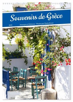 Souvenirs de Grèce (Calendrier mural 2025 DIN A3 horizontal), CALVENDO calendrier mensuel