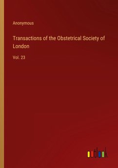 Transactions of the Obstetrical Society of London