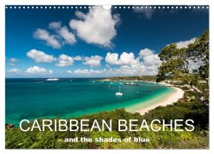 Caribbean beaches and the shades of blue (Wall Calendar 2025 DIN A3 landscape), CALVENDO 12 Month Wall Calendar