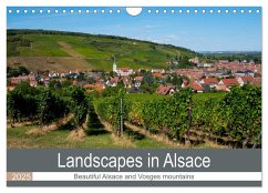 Landscapes in Alsace (Wall Calendar 2025 DIN A4 landscape), CALVENDO 12 Month Wall Calendar
