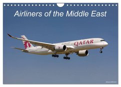 Airliners of the Middle East (Wall Calendar 2025 DIN A4 landscape), CALVENDO 12 Month Wall Calendar