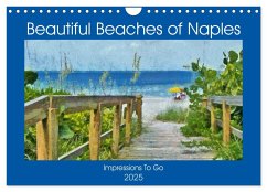 Beautiful Beaches Of Naples (Wall Calendar 2025 DIN A4 landscape), CALVENDO 12 Month Wall Calendar - To Go, Impressions