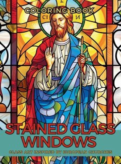 Cover Stained Glass Windows Coloring Book