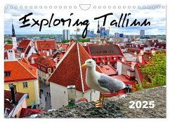 Exploring Tallinn (Wall Calendar 2025 DIN A4 landscape), CALVENDO 12 Month Wall Calendar