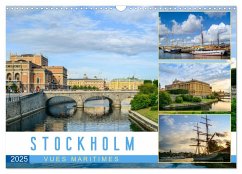 Stockholm - Vues maritimes (Calendrier mural 2025 DIN A3 vertical), CALVENDO calendrier mensuel