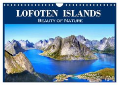 Lofoten Islands, Beauty of Nature (Wall Calendar 2025 DIN A4 landscape), CALVENDO 12 Month Wall Calendar