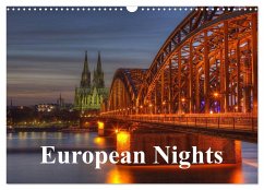 European Nights / UK Version (Wall Calendar 2025 DIN A3 landscape), CALVENDO 12 Month Wall Calendar