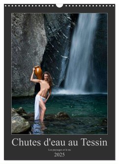 Chutes d'eau au Tessin (Calendrier mural 2025 DIN A3 horizontal), CALVENDO calendrier mensuel