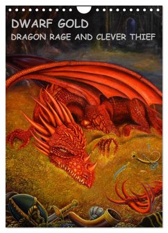 DWARF GOLD, DRAGON RAGE AND CLEVER THIEF (Wall Calendar 2025 DIN A4 portrait), CALVENDO 12 Month Wall Calendar - Ott, Detlef