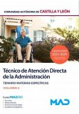 Técnico/a de Atención Directa. Temario materias específicas volumen 2. Comunidad Autónoma de Castilla y León