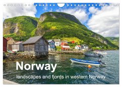 Norway - landscapes and fjords in western Norway (Wall Calendar 2025 DIN A4 landscape), CALVENDO 12 Month Wall Calendar